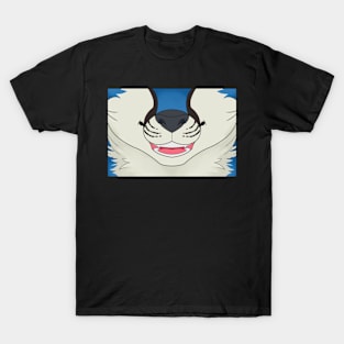 Blue Fox Face T-Shirt